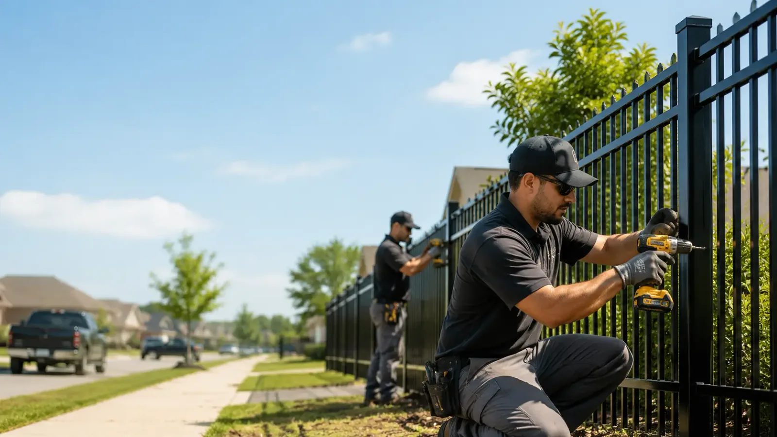 Metal Fence Installation in Paint Rock, TX